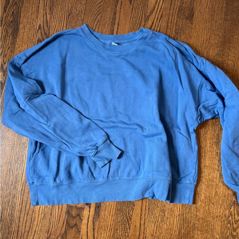 Old Navy SoComfy South Wind Blue XXL Tall cropped Sweatshirt